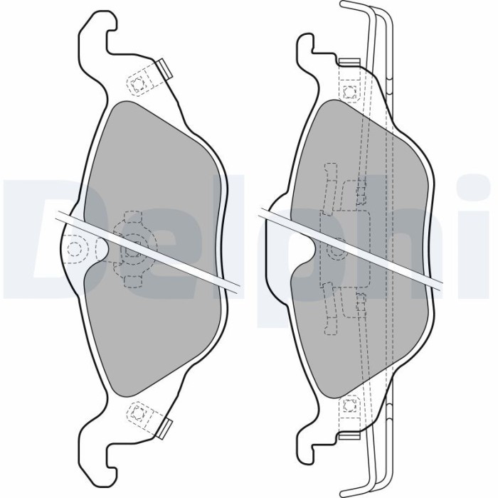 DELPHI LP1673 set placute frana,frana disc