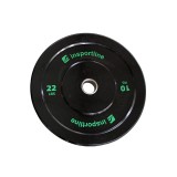 Greutate cauciucata inSPORTline Bumper Plate Lite 10 kg/ 50 mm,