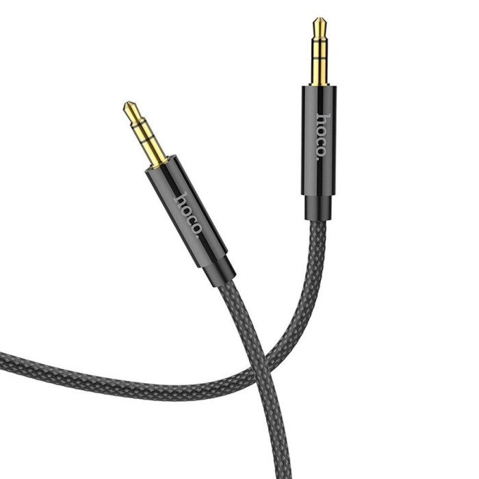 Cablu Audio HOCO, UPA19, 3.5 mm la 3.5 mm, AUX, 1m, Negru