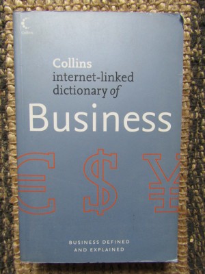 COLLINS INTERNET-LINKED DICTIONARY OF BUSINESS foto