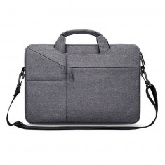 Geanta Tech-Protect Pocketbag pentru Laptop de 15-16 inch Gri Inchis