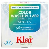 Detergent rufe colorate, pudră, fără parfum 1,375 kg, detergent rufe delicate