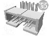 Conector IDC, 10 pini, pas pini 2.54mm, TE Connectivity - 5103310-1