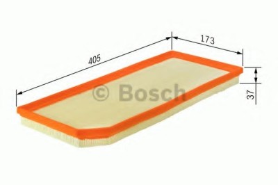 Filtru aer SKODA OCTAVIA II Combi (1Z5) (2004 - 2013) BOSCH 1 457 433 102 foto