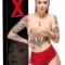 Bikini din latex dotat cu Dildo Slip aus Latex Marime XL