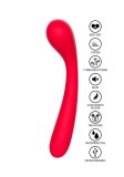 Vibrator pentru punctul G cu 2 motoare, 5 modele de vibrații The Dash G-Spot, Toy Joy
