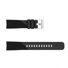 Curea silicon Tech-Protect Smoothband Samsung Galaxy Watch (42mm) Black foto
