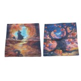 Cumpara ieftin Set 2 huse de perna pentru Halloween, 45 x 45 cm, poliester, multicolor