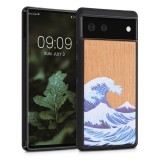 Husa pentru Google Pixel 6, Lemn, Multicolor, 56784.06, kwmobile, Carcasa