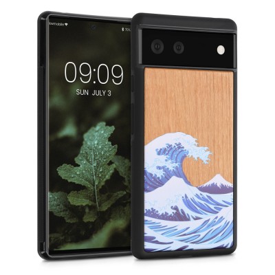 Husa pentru Google Pixel 6, Lemn, Multicolor, 56784.06, kwmobile foto