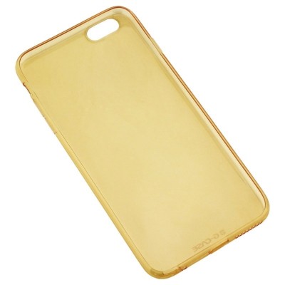 Husa APPLE iPhone 6 / 6S - Ultra Slim (Auriu Transparent) foto