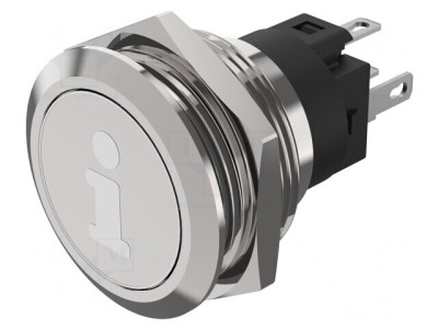 Comutator anti-vandalism SPDT alb 3A/240V foto