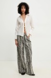 Answear Lab jeans femei, culoarea maro