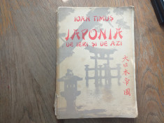 Ioan Timus - Japonia de ieri si azi (1942) foto