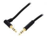 Cablu Audio Jack 3,5mm 3pin Unghi 1m, Vention