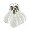 Set 6 Lampi Solare LED Ghirlanda, IP44, 8h Autonomie, Gri, Country Side, 17cm, 7.5cm, Lumina Calda