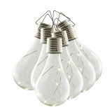 Cumpara ieftin Set 6 lampi solare LED, ideale ghirlande luminoase, IP44, 8h autonomie, Country Side