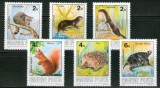 UNGARIA 1986, Fauna, Animale protejate, MNH, neuzat