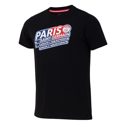 Paris Saint Germain tricou de bărbați Repeat black - XL foto