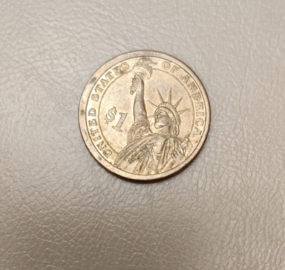 SUA - 1 Presidential Dollar - Millard Fillmore - monedă s127 foto