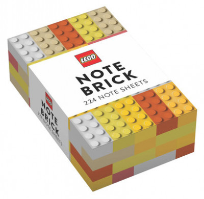 Lego(r) Note Brick (Yellow-Orange) foto