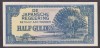 !!! RARR : INDIILE OLANDEZE , OCUPATIA JAPONEZA - 1/2 GULDEN (1942} - P 122 b - UNC