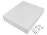 Carcasă ABS gri cu panou 150x178x40 mm, MASZCZYK