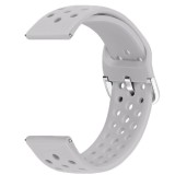 Cumpara ieftin Curea silicon, compatibila Samsung Galaxy Watch Active 2, Telescoape QR, Gri, Very Dream