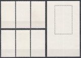 Guineea Bissau 1981 - Crăciun - Picturi de Bellini, Correggio, Mantegna, Memling, Serie + Colita PA + 6 Colite, F. RARE in Set complet, 4 POZE, MNH