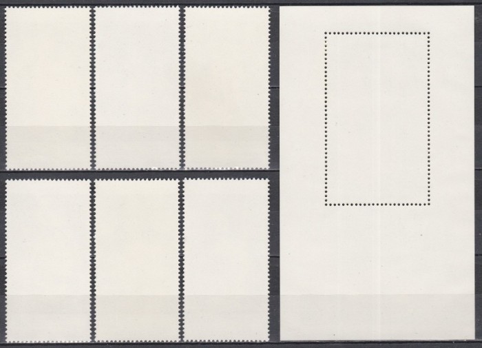 Guineea Bissau 1981 - Crăciun - Picturi de Bellini, Correggio, Mantegna, Memling, Serie + Colita PA + 6 Colite, F. RARE in Set complet, 4 POZE, MNH