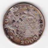 ROMANIA 2000 LEI 1946 ARGINTATA