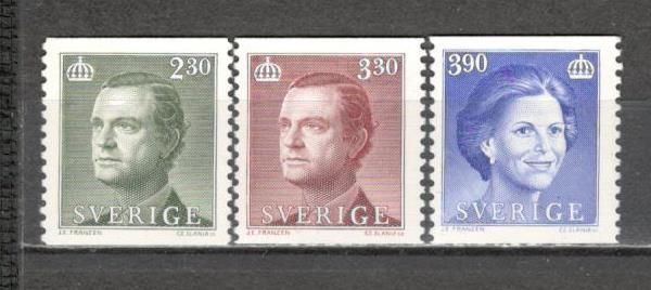 Suedia.1989 Regele Carl XVI Gustaf si regina Silvia KS.317