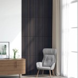 VidaXL Panouri acustice de perete 8 buc șipci 60,5x60 cm furnir stejar