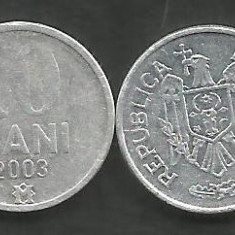 MOLDOVA 10 BANI 2003 [1] livrare in cartonas