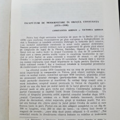 Inceputuri de modernizare in orasul Constanta - Constantin Serban, Victoria Serban