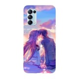 Husa compatibila cu Oppo A73 model Sword Art Online Kiss, Silicon, TPU, Viceversa, Transparent, Carcasa