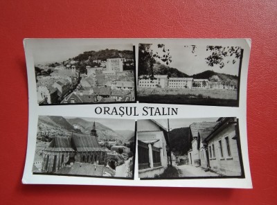 CARTE POSTALA - RPR - ORASUL STALIN foto