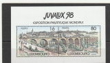 Pod,viaduct,Expo ,Luxemburg., Posta, Nestampilat