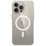 Husa de protectie Apple Clear Case with MagSafe pentru iPhone 15 Pro Max, Transparent