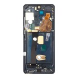 Display ecran cu Touchscreen si Rama pentru Samsung S20 Ultra 5G, G988, Incell, Negru, Compatibil