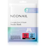 NEONAIL Foot Care Overnight Reset &amp; Repair Socks Mask masca regeneratoare pentru picioare sub formă de șosete pentru noapte 1 pereche