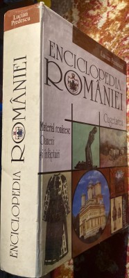 ENCICLOPEDIA ROMANIEI(CUGETAREA),LUCIAN PREDESCU-EDITIE ANASTATICA1999/CARTONATA foto