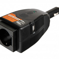 Invertor curent de la 12V la 220V 175W cu USB Lampa Garage AutoRide