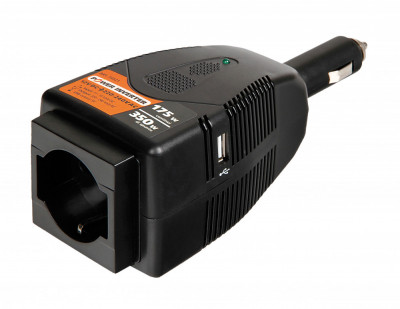 Invertor curent de la 12V la 220V 175W cu USB Lampa Garage AutoRide foto