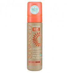 Spuma Autobronzanta Profesionala SUNKISSED Express 1 Hour, Light-Ultra Dark, 95% Ingrediente Naturale, 200 ml foto