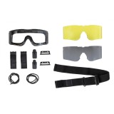 Ochelari protectie cu lentile de schimb Wosport Negru