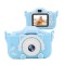 Aparat foto pentru copii,rezolutie 1080P HD,ecran 2 inch,12 MP + SD card inclus - Albastru
