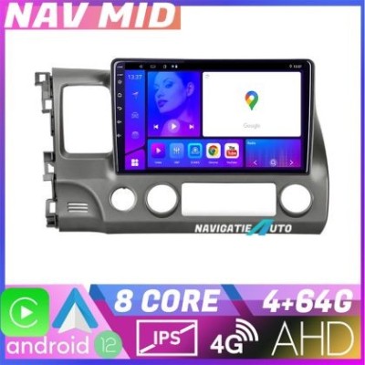 Navigatie Honda Civic Sedan KIT 044 EDOTEC-LITE Android Ecran 720P Octa Core 4 64 Carplay CarStore Technology foto