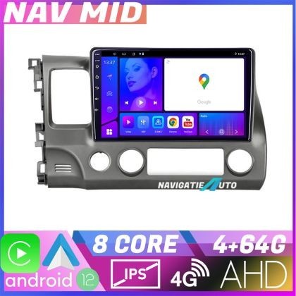 Navigatie Honda Civic Sedan KIT 044 EDOTEC-LITE Android Ecran 720P Octa Core 4 64 Carplay CarStore Technology