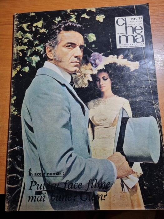 cinema noiembrie 1971-interviu sergiu nicolaescu,geo saizescu,dem radulescu